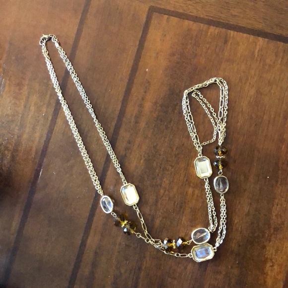 Jewelry - 3/$15 Topaz and Gold Necklace